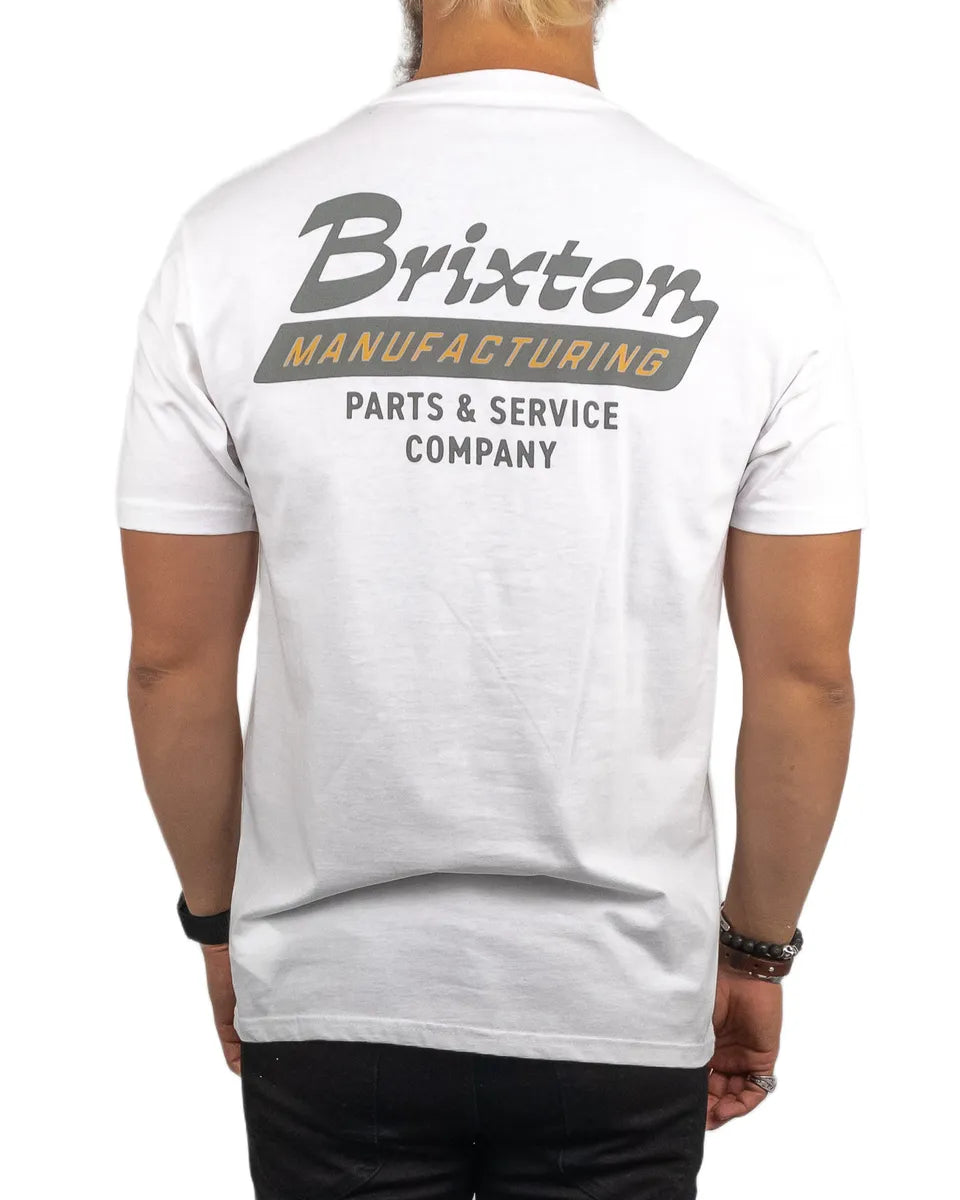 Brixton - T-Shirt - Manufacturing Township - Vit