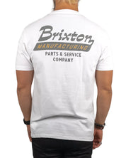 Brixton - T-Shirt - Manufacturing Township - Vit