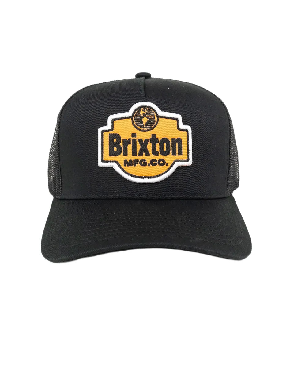 Brixton - Trucker Keps - Netplus - Svart/Orange