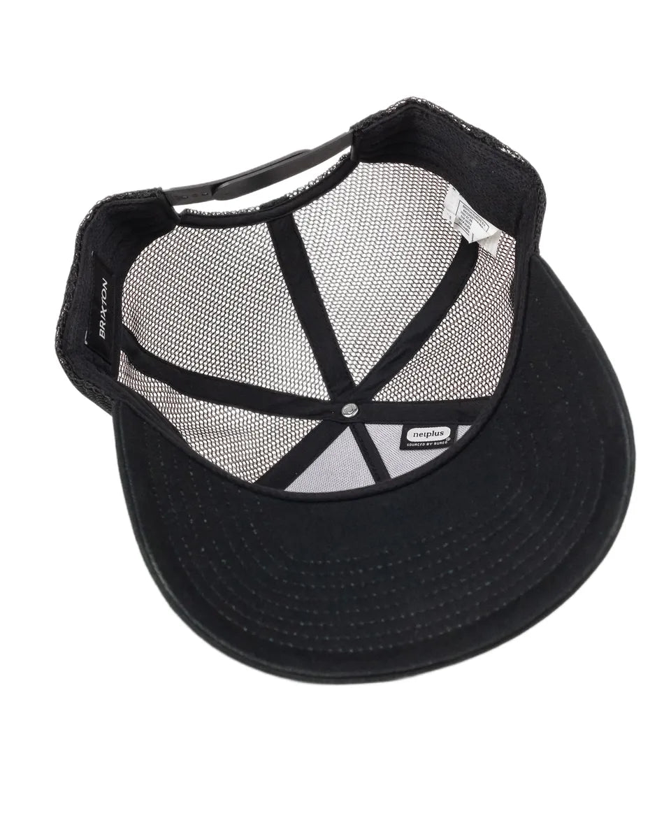 Brixton - Trucker Keps - Netplus - Svart/Orange