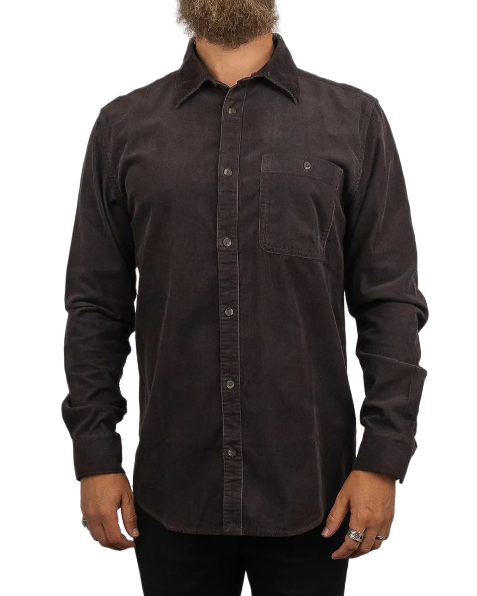 Wrangler - Manchester Skjorta - Mole - Brun