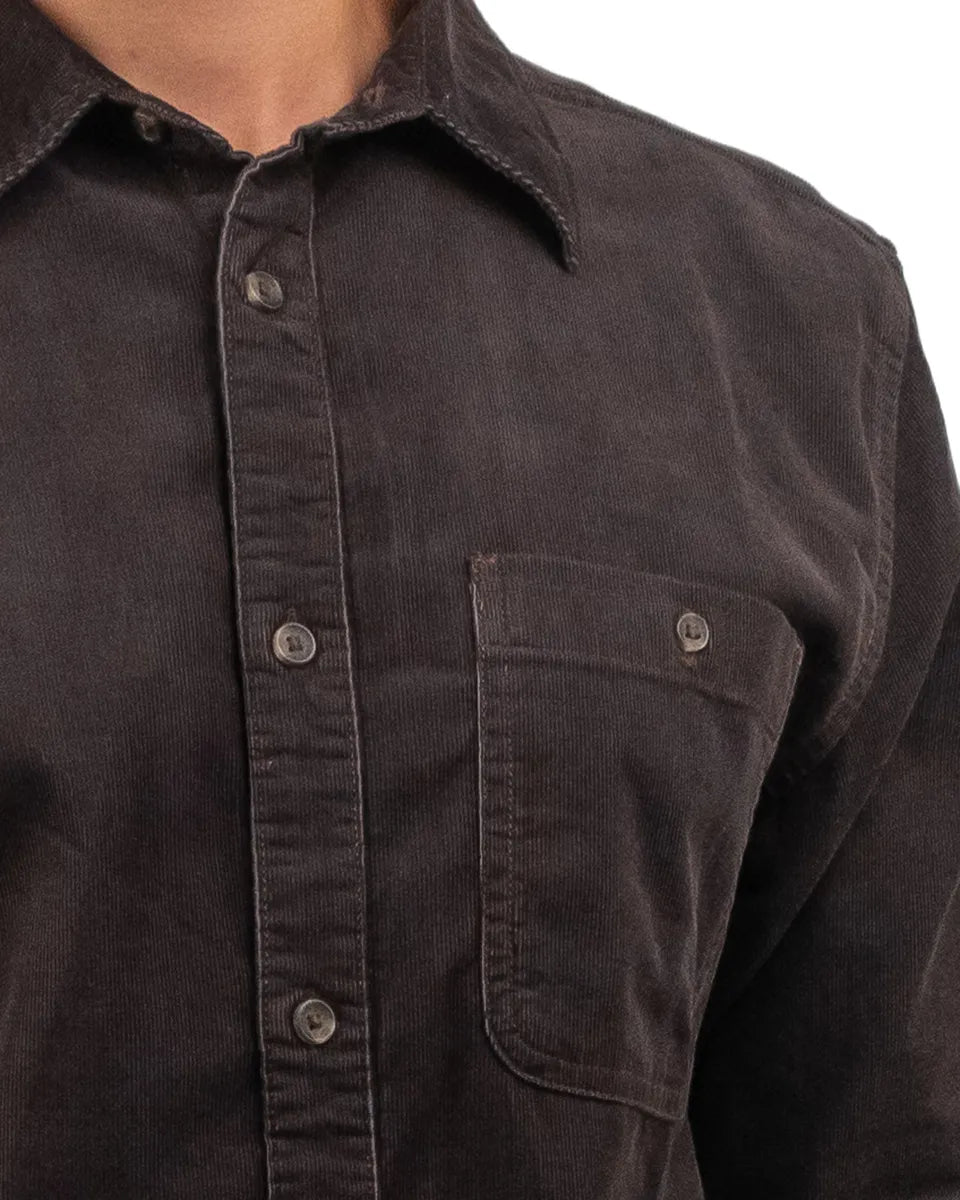 Wrangler - Manchester Skjorta - Mole - Brun