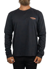 Wrangler - Långärmad T-Shirt - Americana Motorcykel - Svart