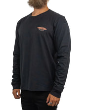 Wrangler - Långärmad T-Shirt - Americana Motorcykel - Svart