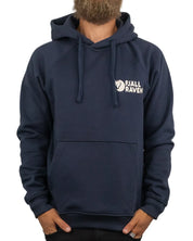 Fjällräven - Hoodie - Stitched Logo - Marinblå