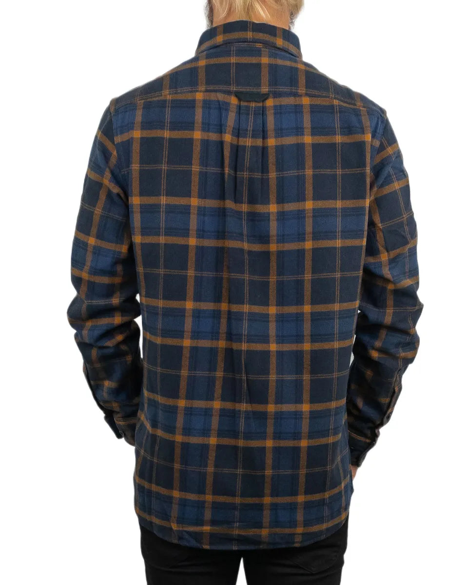 Fjällräven - Flanellskjorta Rutig - Övik - Blå