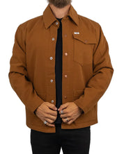 Wrangler - Canvasjacka - Transitional Monks Robe - Brun