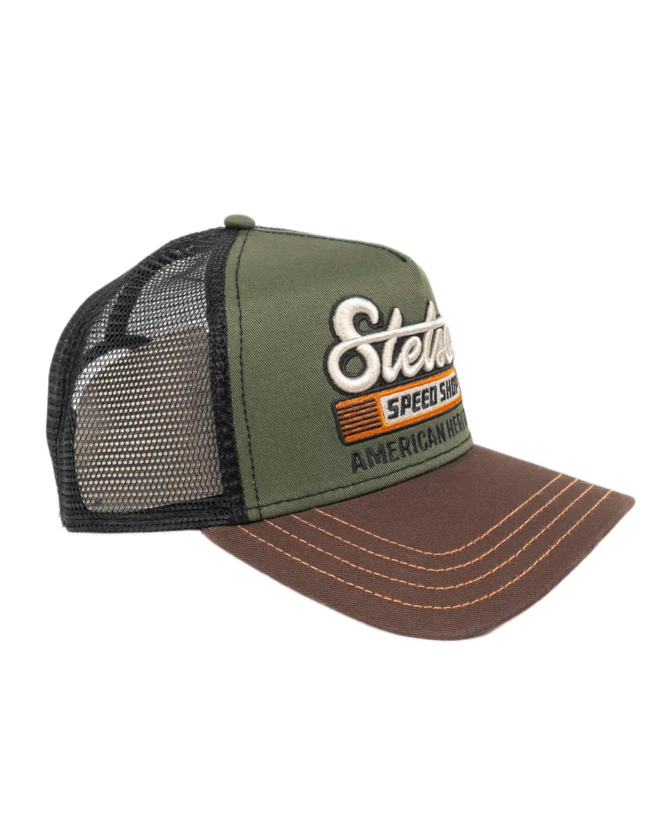 Stetson - Trucker Keps - Speed Shop - Grön/Svart