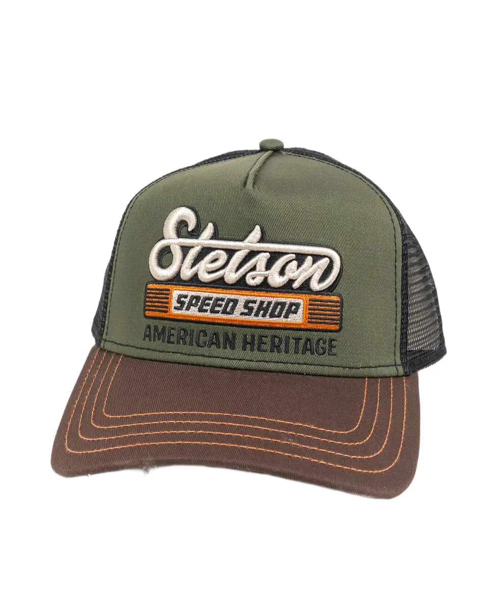 Stetson - Trucker Keps - Speed Shop - Grön/Svart