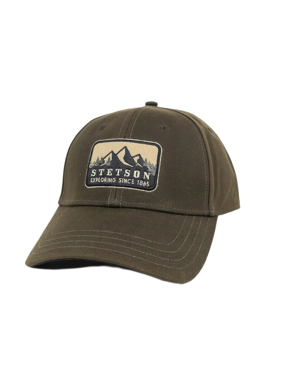 Stetson - Basebollkeps - Vaxad Bomull - Brun