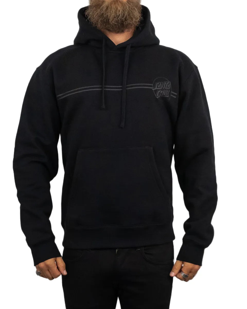 Santa Cruz - Hoodie - Opus Stripe - Svart