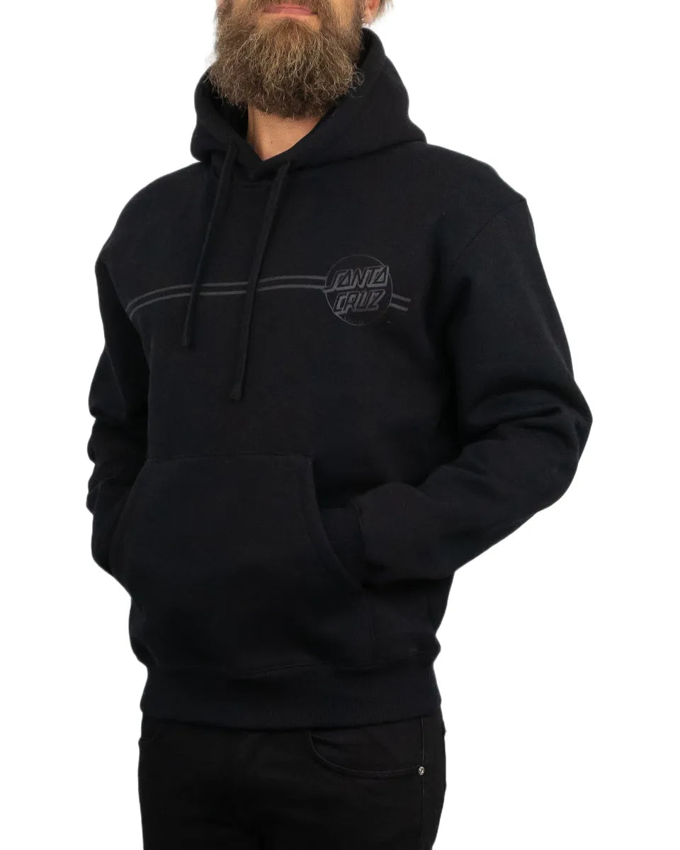 Santa Cruz - Hoodie - Opus Stripe - Svart