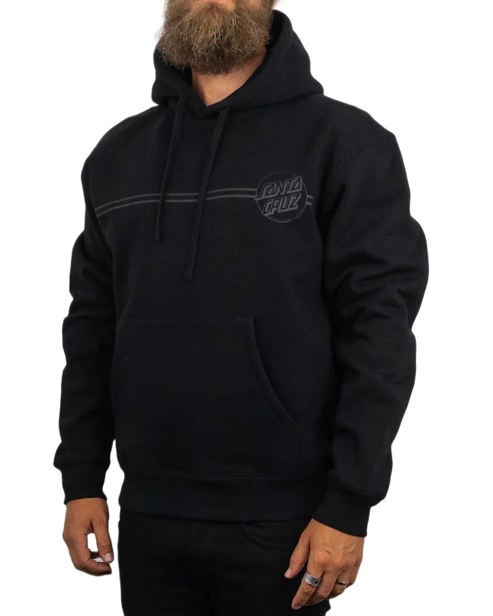 Santa Cruz - Hoodie - Opus Stripe - Svart