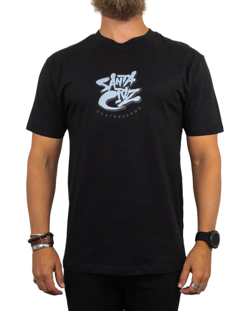 Santa Cruz - T-Shirt med Döskalle - Deathtrap - Svart