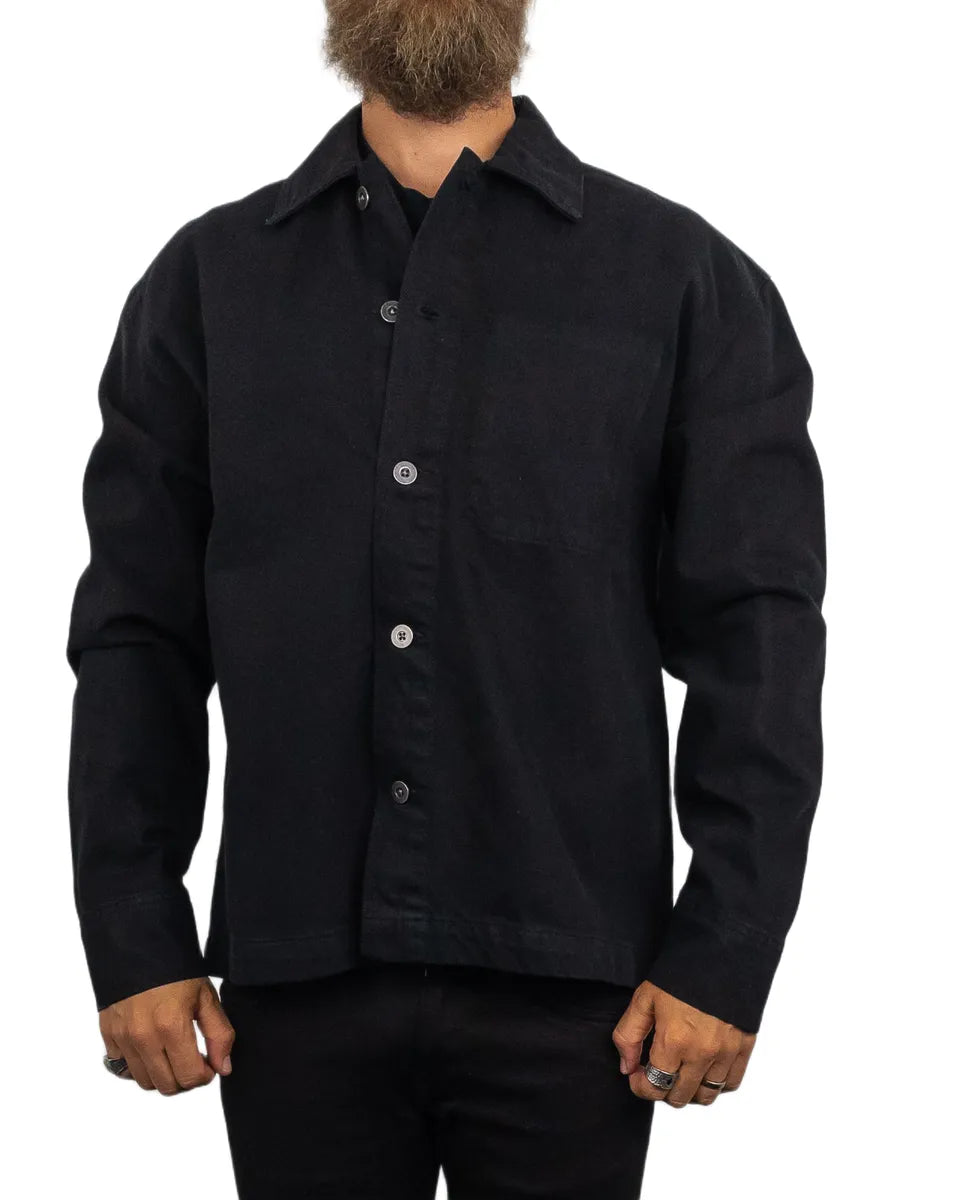 Resteröds - Canvas Jacka - Overshirt Armstrong - Svart