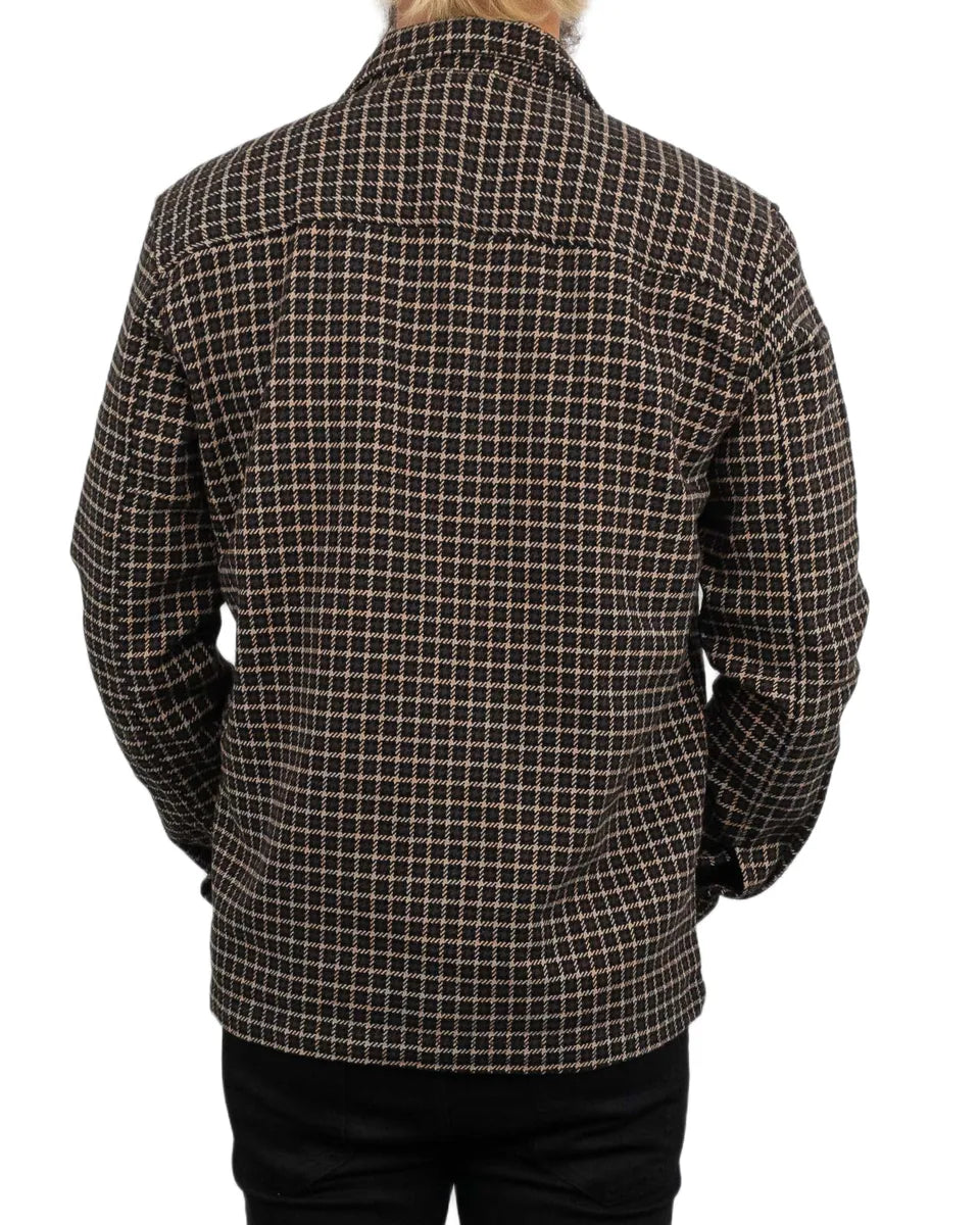 Resteröds - Skjorta Rutig - Overshirt Hugh - Brun