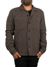 Resteröds - Skjorta Rutig - Overshirt Hugh - Brun