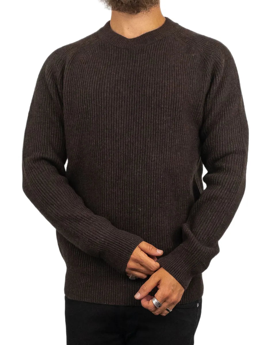 Resteröds - Ull Sweatshirt - Michael Pullover - Brun