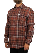 Wrangler - Skjorta Rutig - Fired - Röd