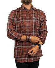 Wrangler - Skjorta Rutig - Fired - Röd