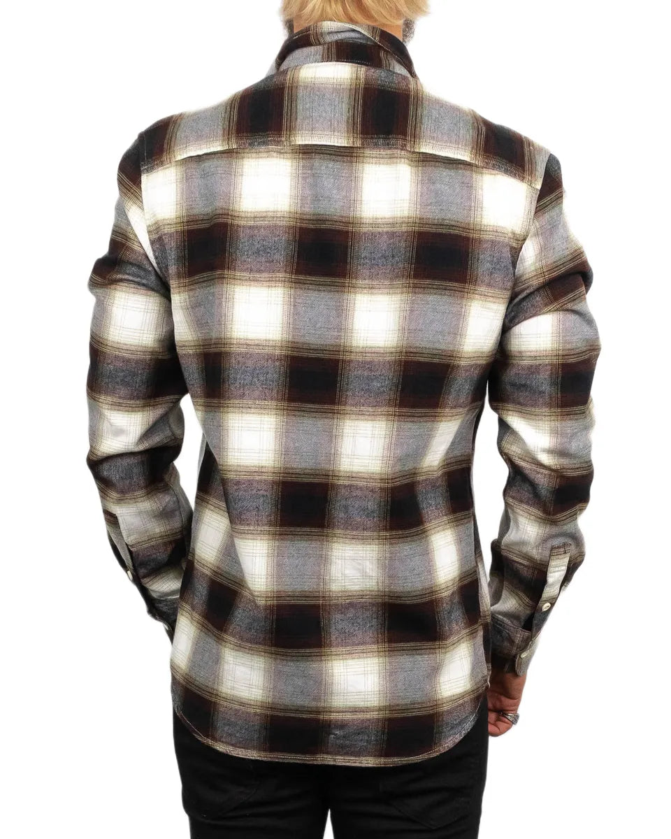 Lee - Skjorta Rutig - Brentwood - Svart/Beige