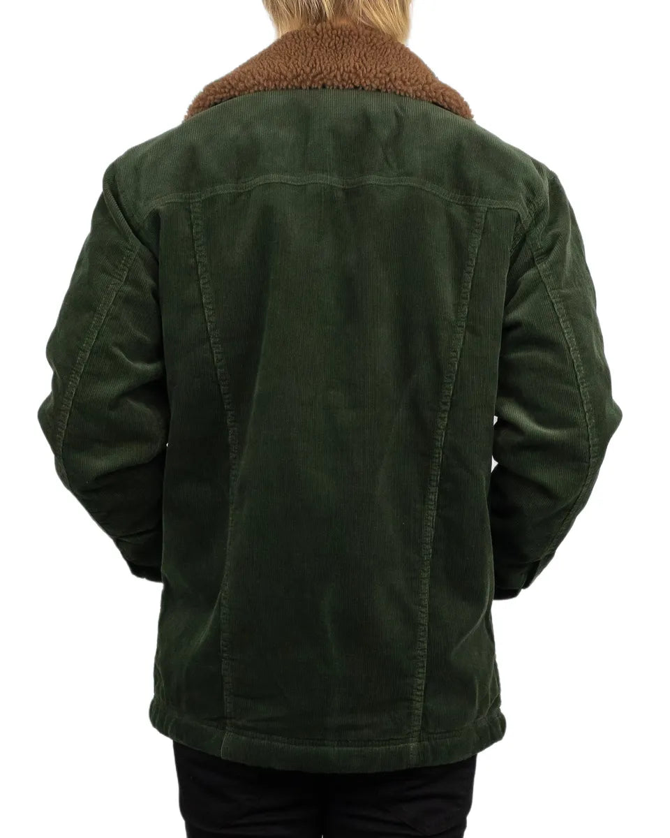 Wrangler - Manchester Jacka Sherpafodrad - Wrange Coat - Grön/Brun