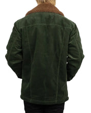 Wrangler - Manchester Jacka Sherpafodrad - Wrange Coat - Grön/Brun