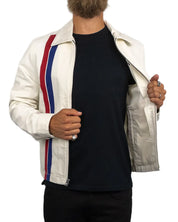 Brixton - Canvasjacka Ford Motors - Vit