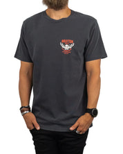 Brixton - T-Shirt - Örn - Waller - Tvättad Grå