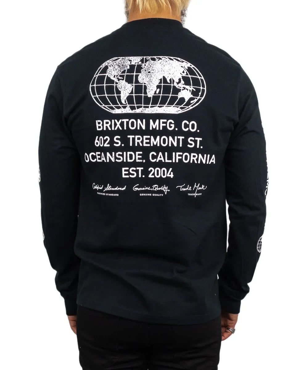 Brixton - Långärmad T-Shirt - Union - Svart