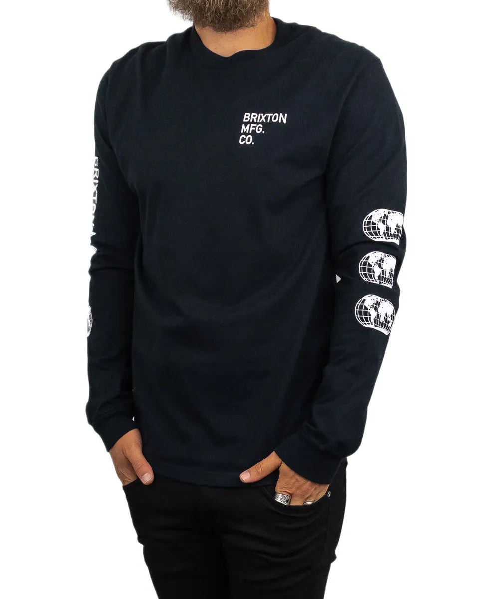 Brixton - Långärmad T-Shirt - Union - Svart