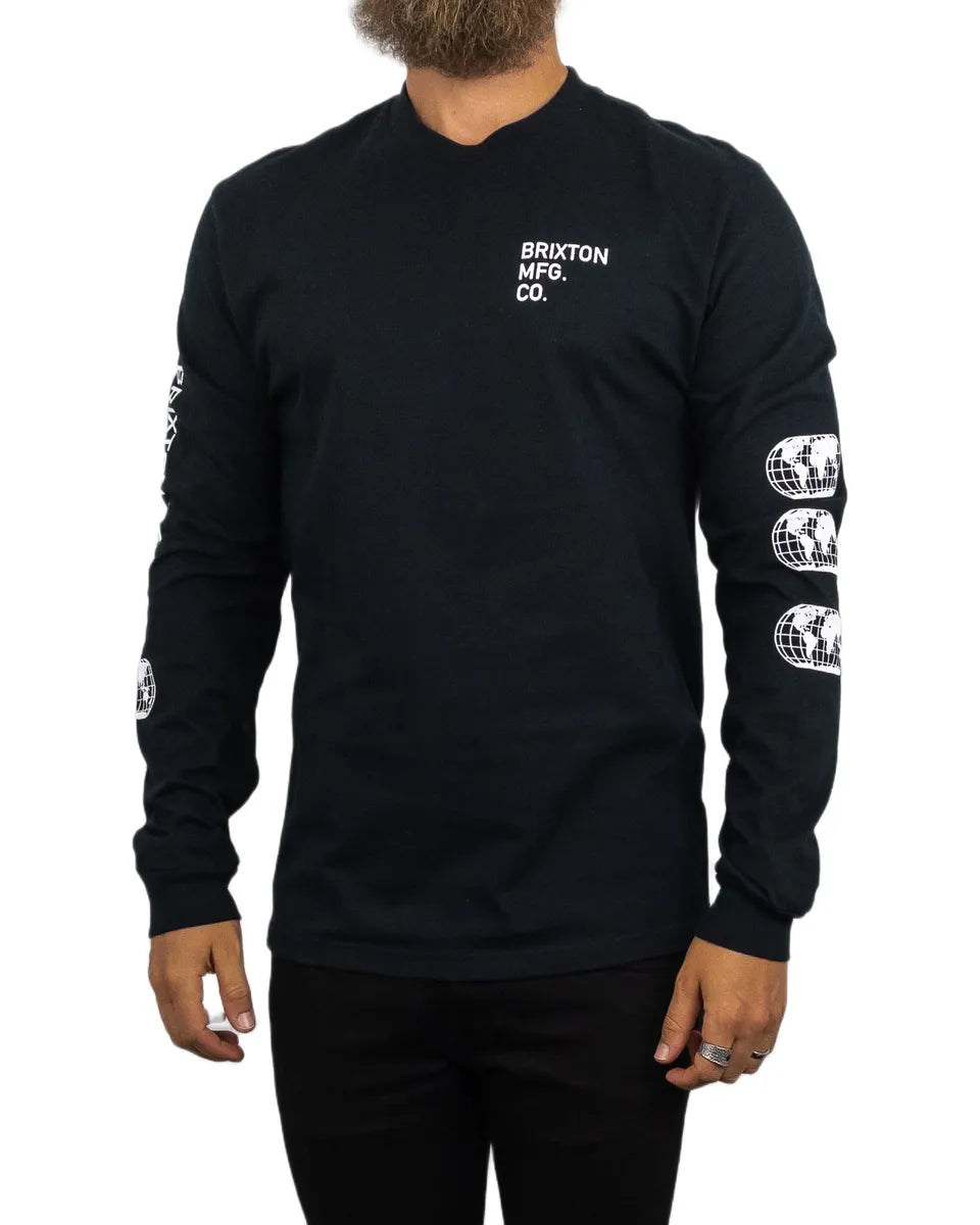 Brixton - Långärmad T-Shirt - Union - Svart