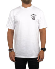 Brixton - T-Shirt - Kobra - Darver - Vit