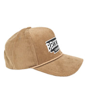 Brixton - Manchester Keps - Snapback Pierson - Brun
