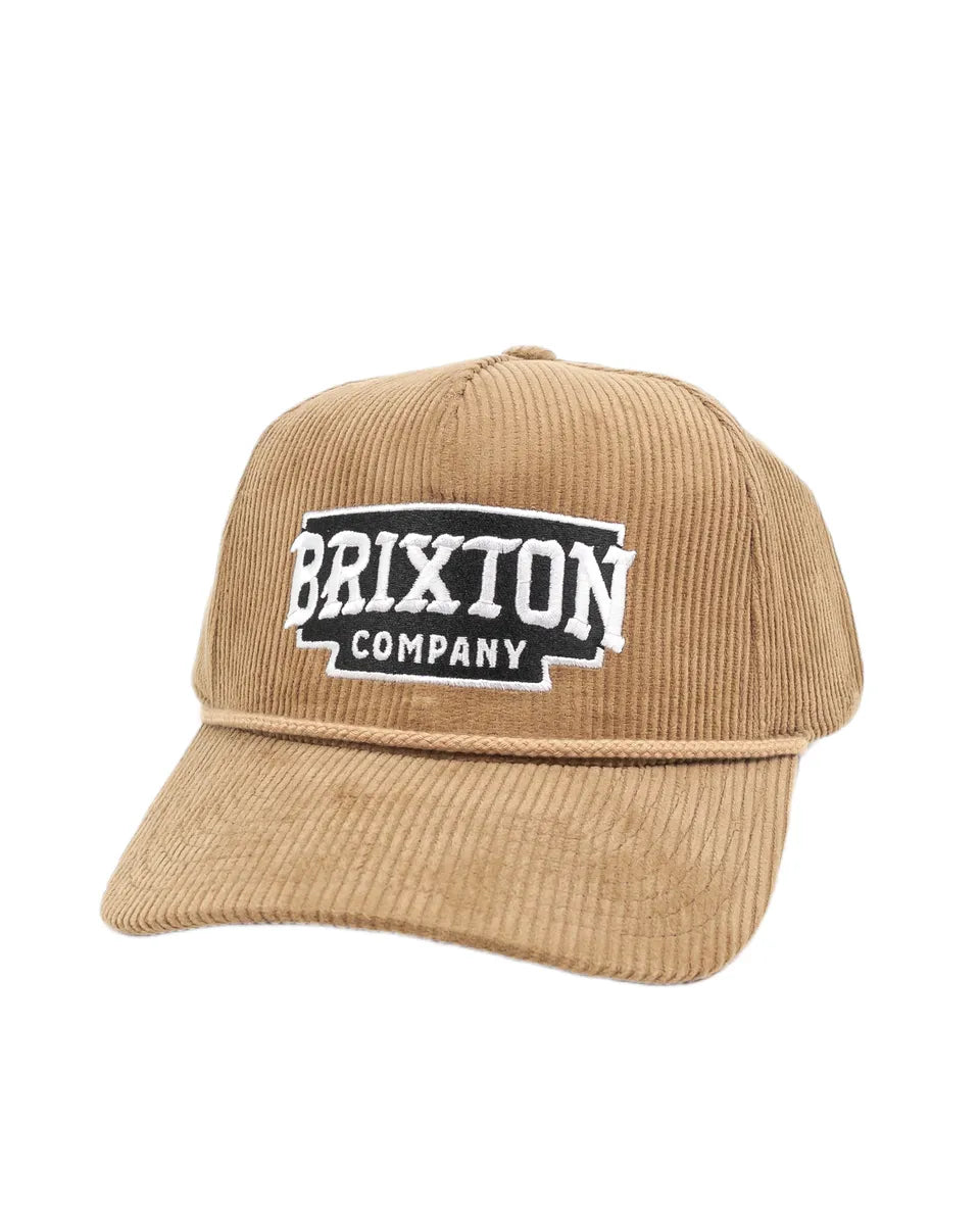 Brixton - Manchester Keps - Snapback Pierson - Brun