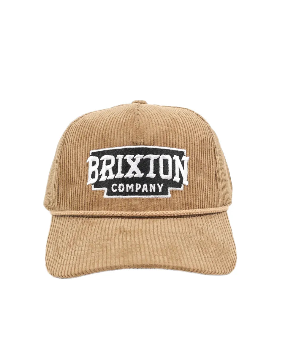 Brixton - Manchester Keps - Snapback Pierson - Brun