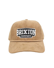 Brixton - Manchester Keps - Snapback Pierson - Brun