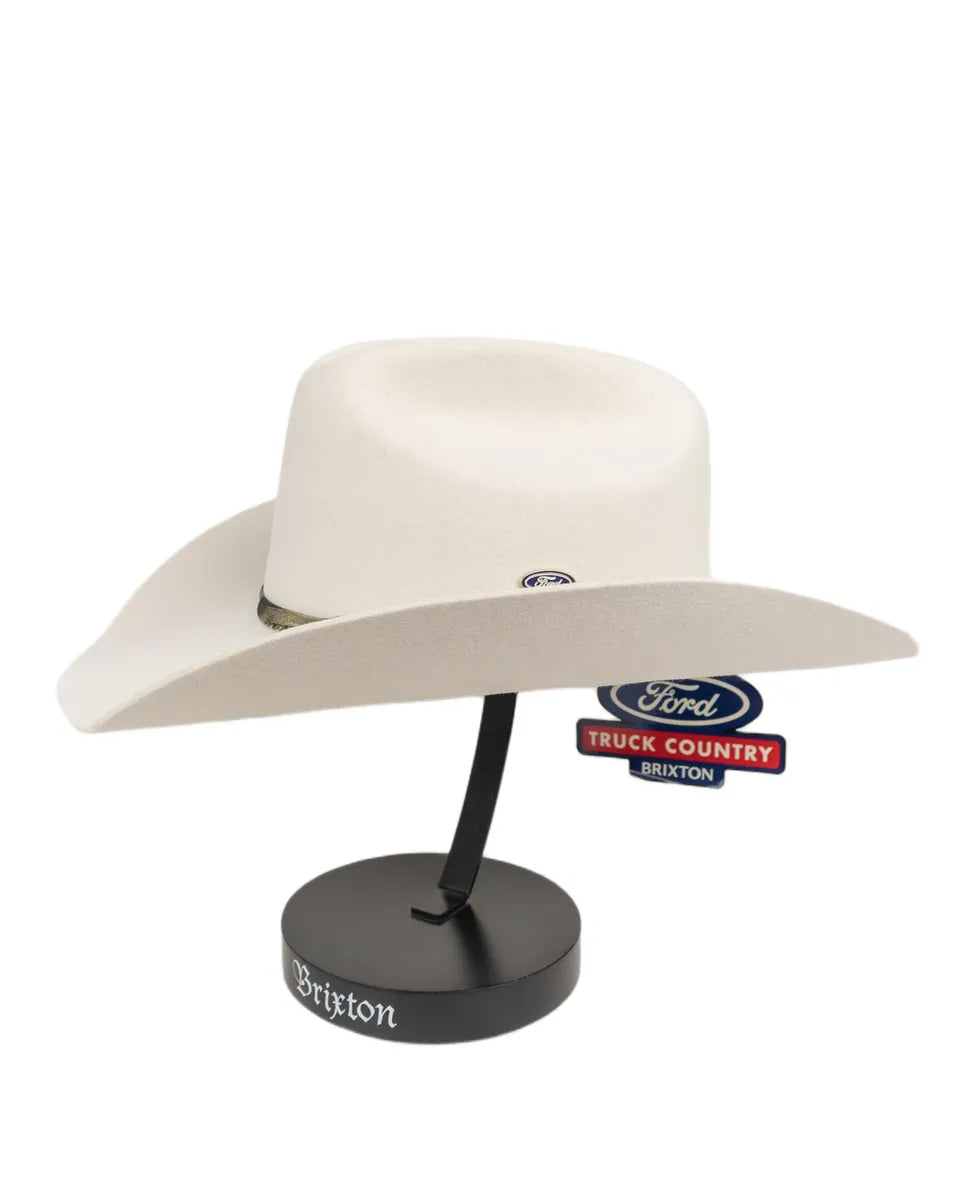 Brixton - Cowboy Hatt - Wimbledon Ford Motors - Vit