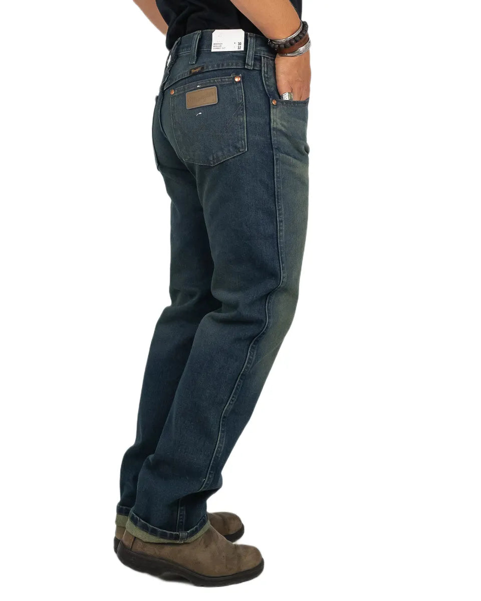 Wrangler - Jeans 100% Bomull - 13MWZ Cowboycut - Stormby Blå