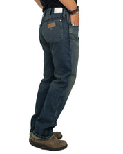 Wrangler - Jeans 100% Bomull - 13MWZ Cowboycut - Stormby Blå