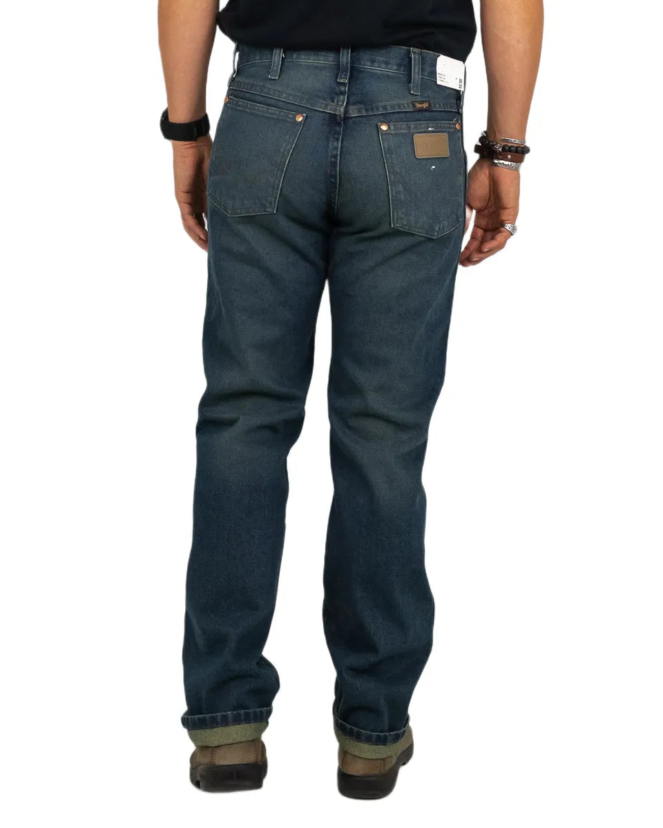 Wrangler - Jeans 100% Bomull - 13MWZ Cowboycut - Stormby Blå