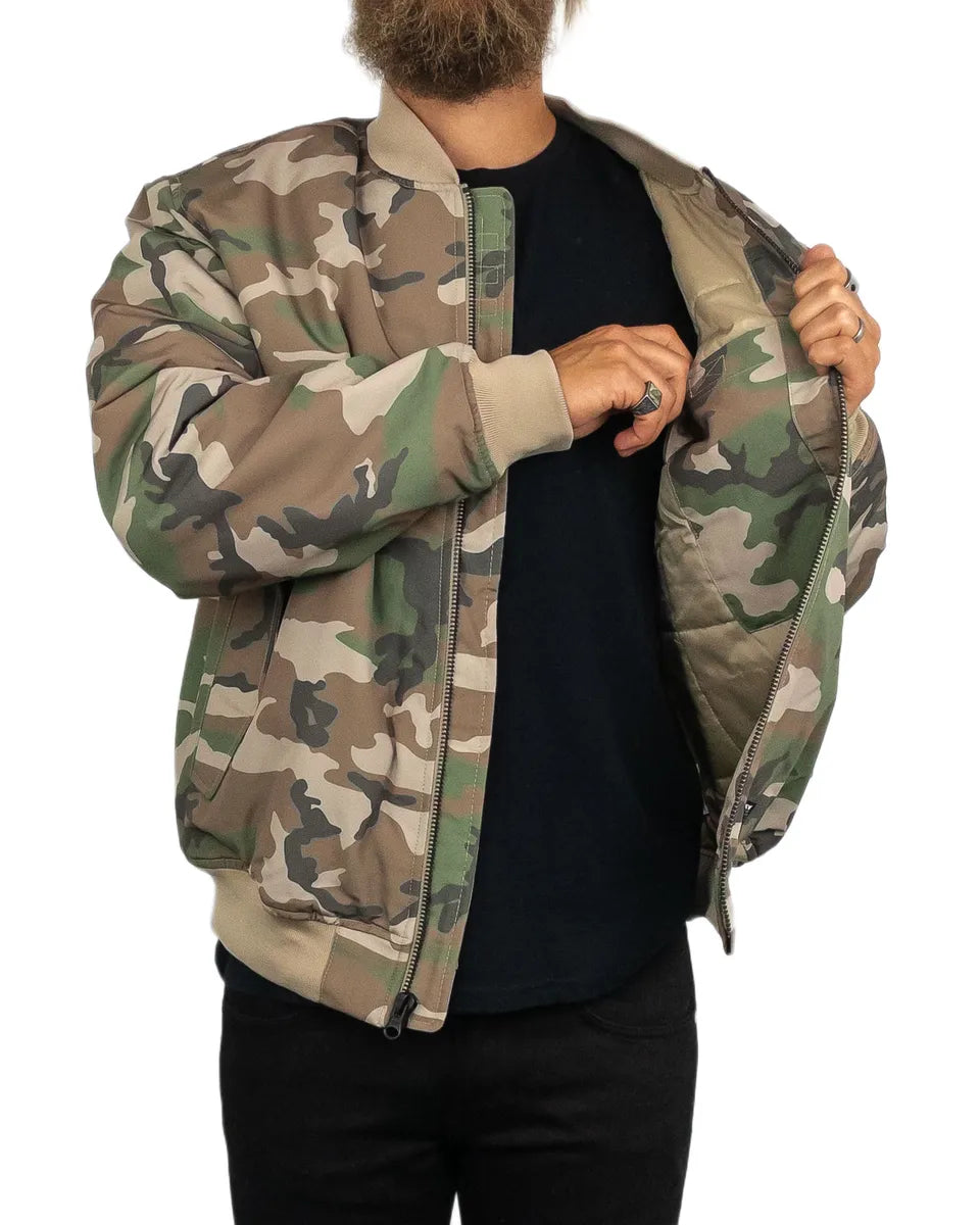Vans - Bomberjacka Camoflauge - Copley - Grön
