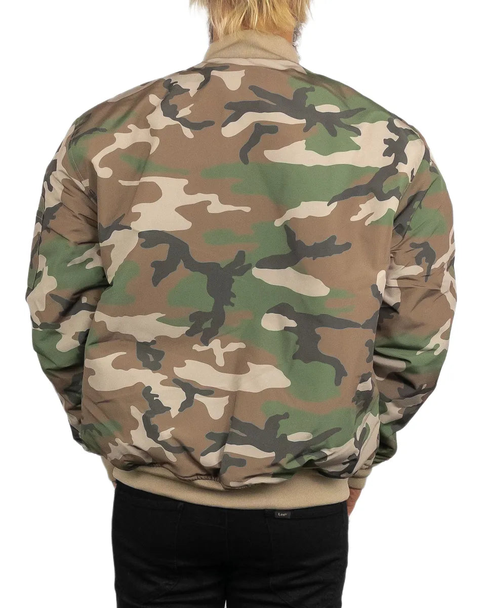 Vans - Bomberjacka Camoflauge - Copley - Grön