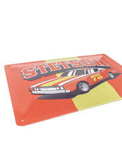 Stetson - Metallskylt - Bil 75 - Röd