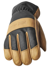 Hestra JOB - Läderhandske - Winter Pro 5-Finger - Gul/Svart