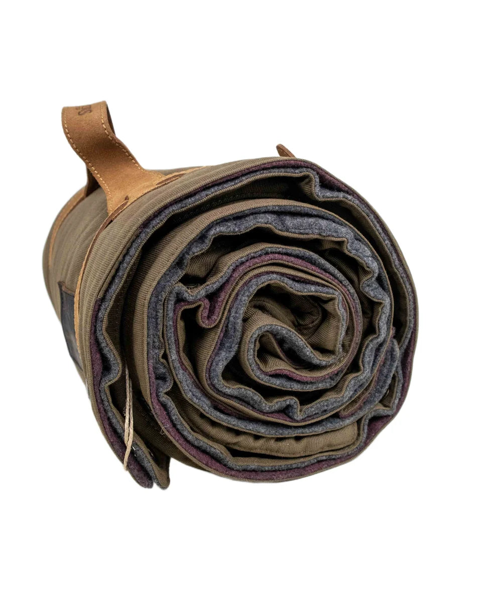 Pike Brothers - 1965 Survival Blanket vaxad filt - Khaki