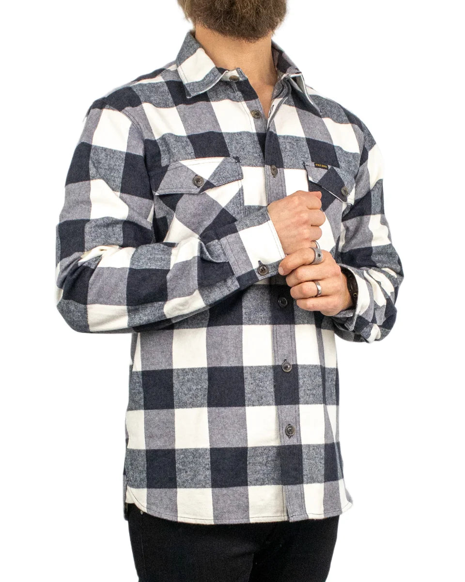 Pike Brothers - Flanellskjorta - 1943 CPO Buffalo - Vit