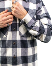 Pike Brothers - Flanellskjorta - 1943 CPO Buffalo - Vit