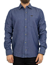 Lee - Skjorta - Leesure - Railroad - Blå