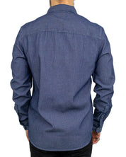 Lee - Skjorta - Leesure - Railroad - Blå